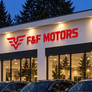 The F&F Motors store in Gladstone, Oregon