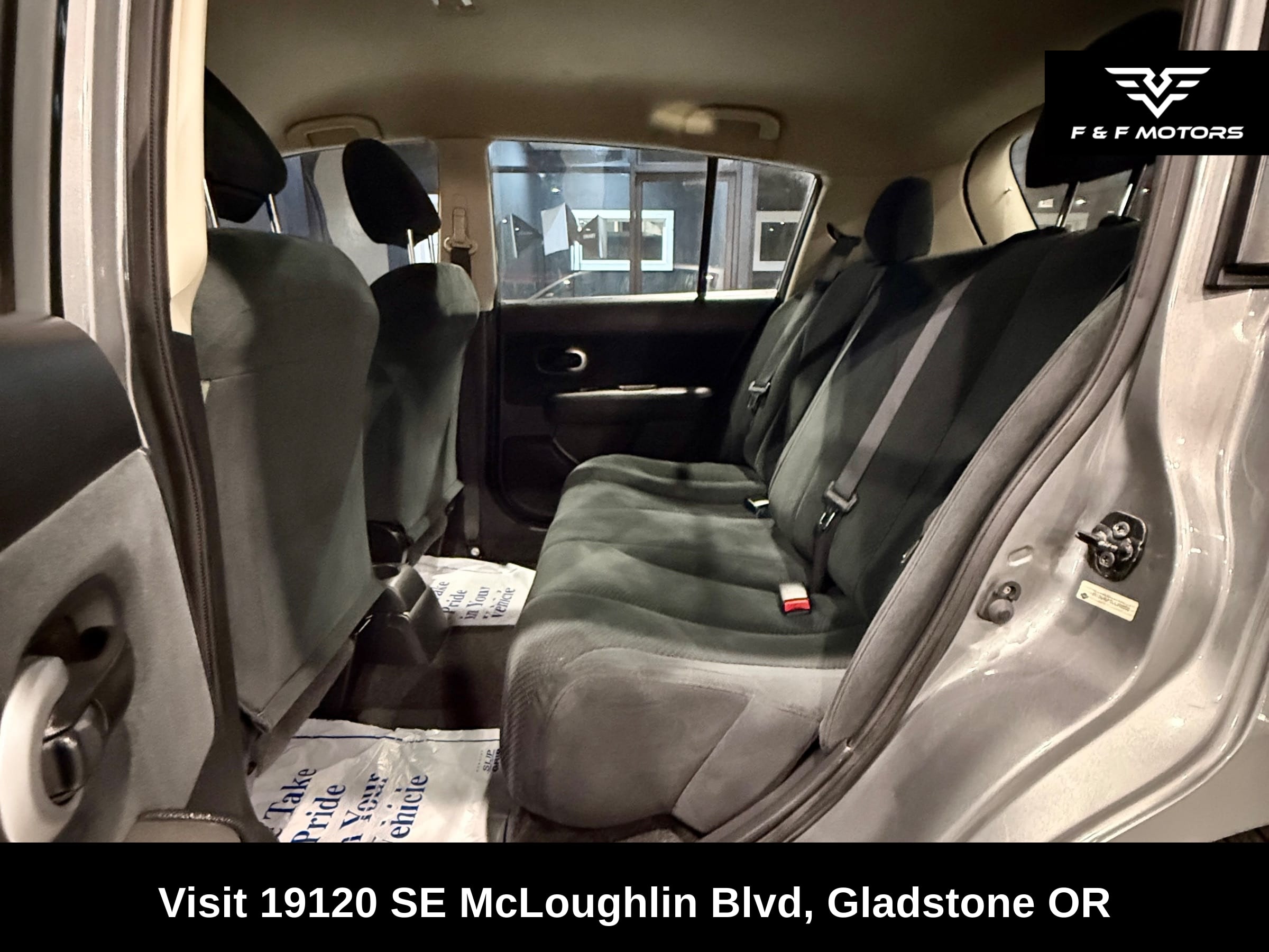 2012 Nissan Versa S — Interior
