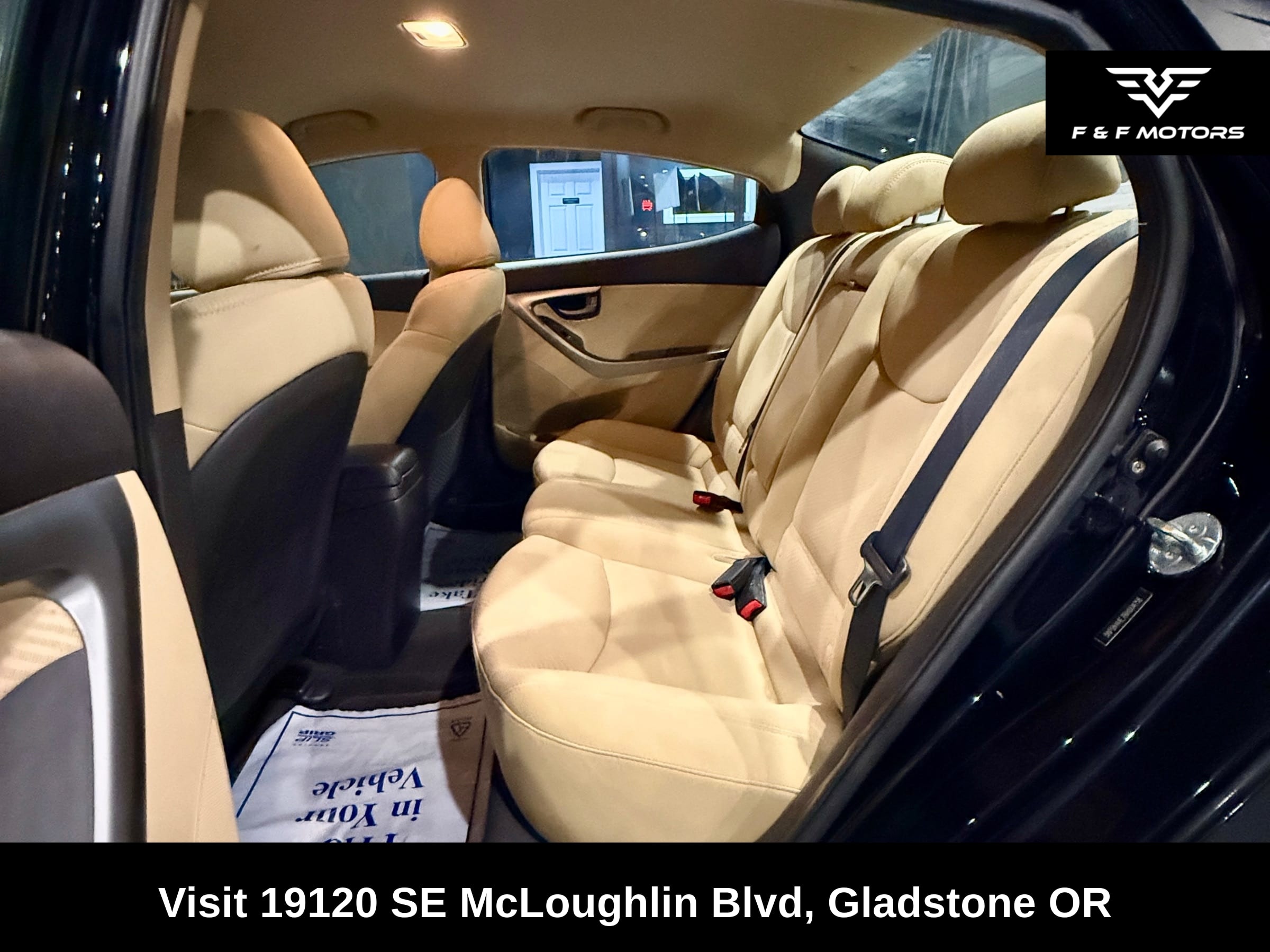 2011 Hyundai Elantra GLS — Interior