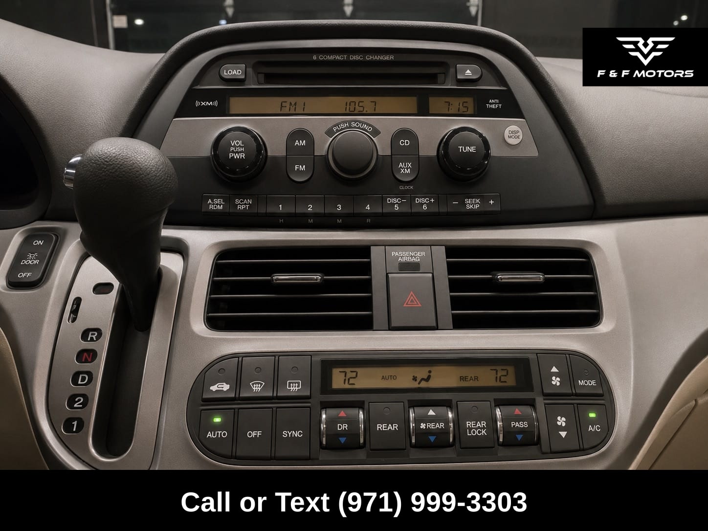 2007 Honda Odyssey EX — Interior