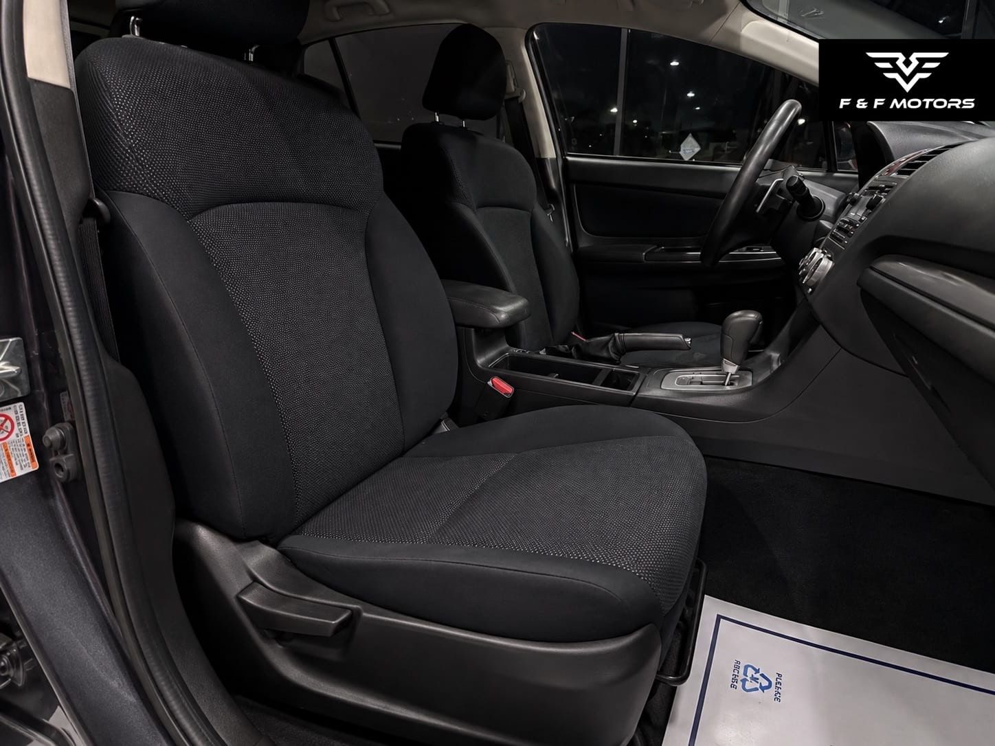 2014 Subaru Impreza 2.0i Premium — Interior