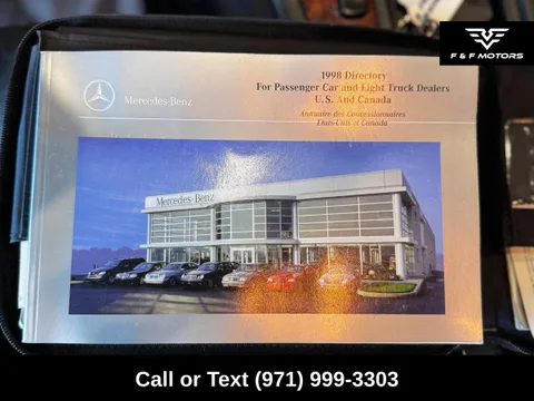 1998 Mercedes-Benz E 320 E320 — Interior