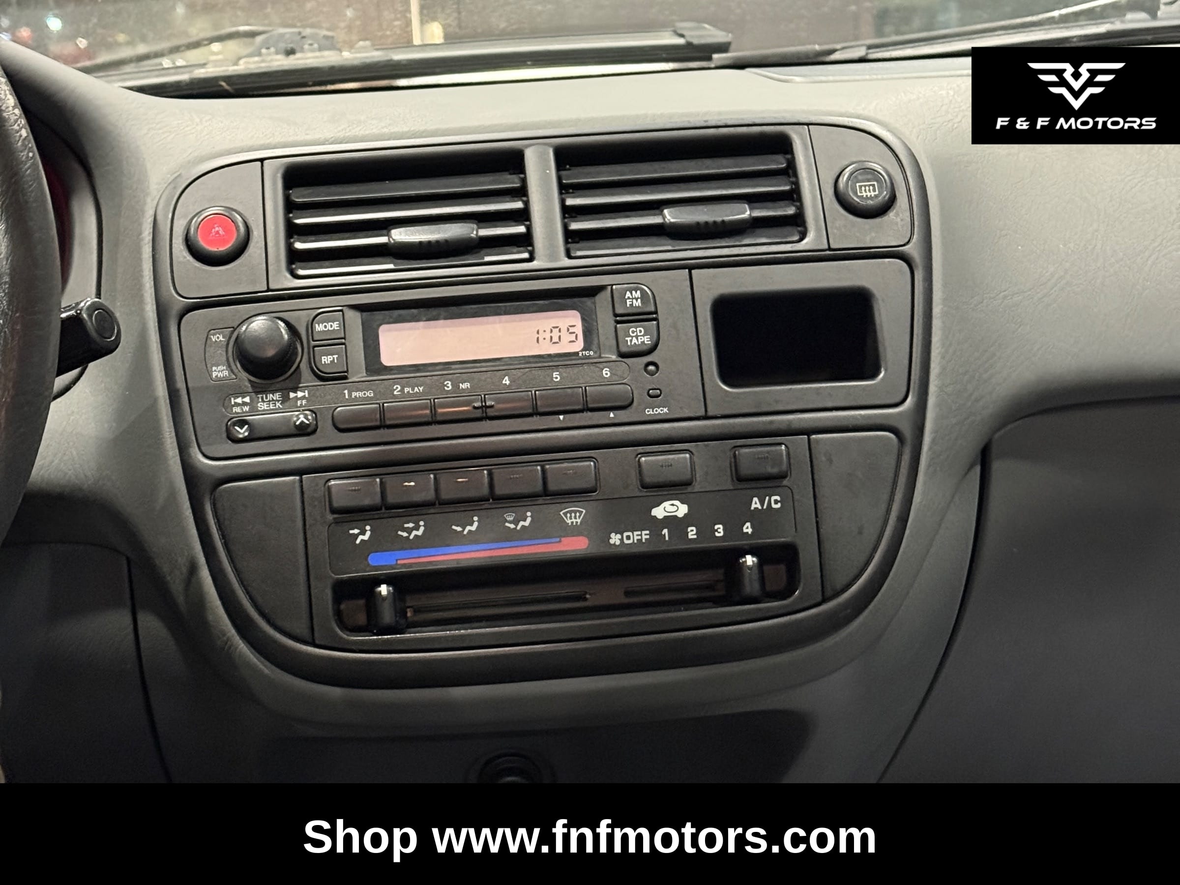 1998 Honda Civic LX — Interior