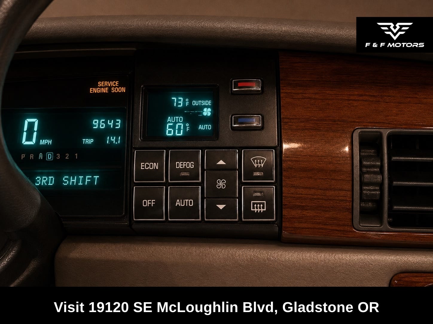 1995 Cadillac DeVille Concours — Interior