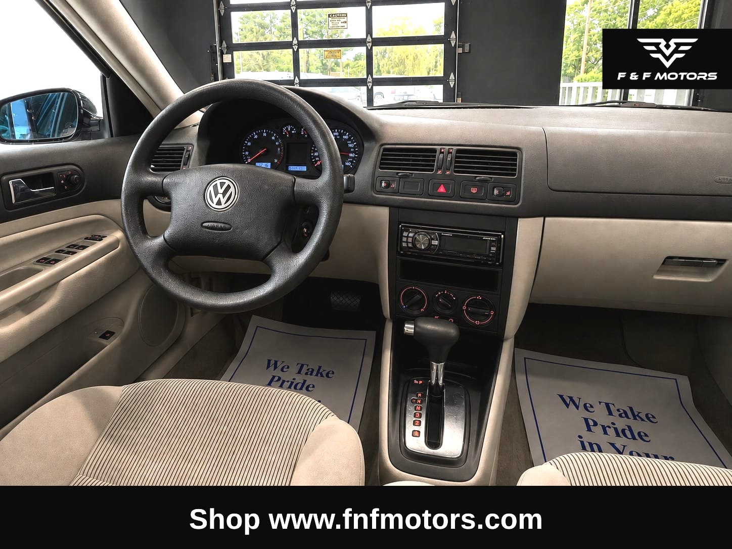2001 Volkswagen Jetta GLS — Interior