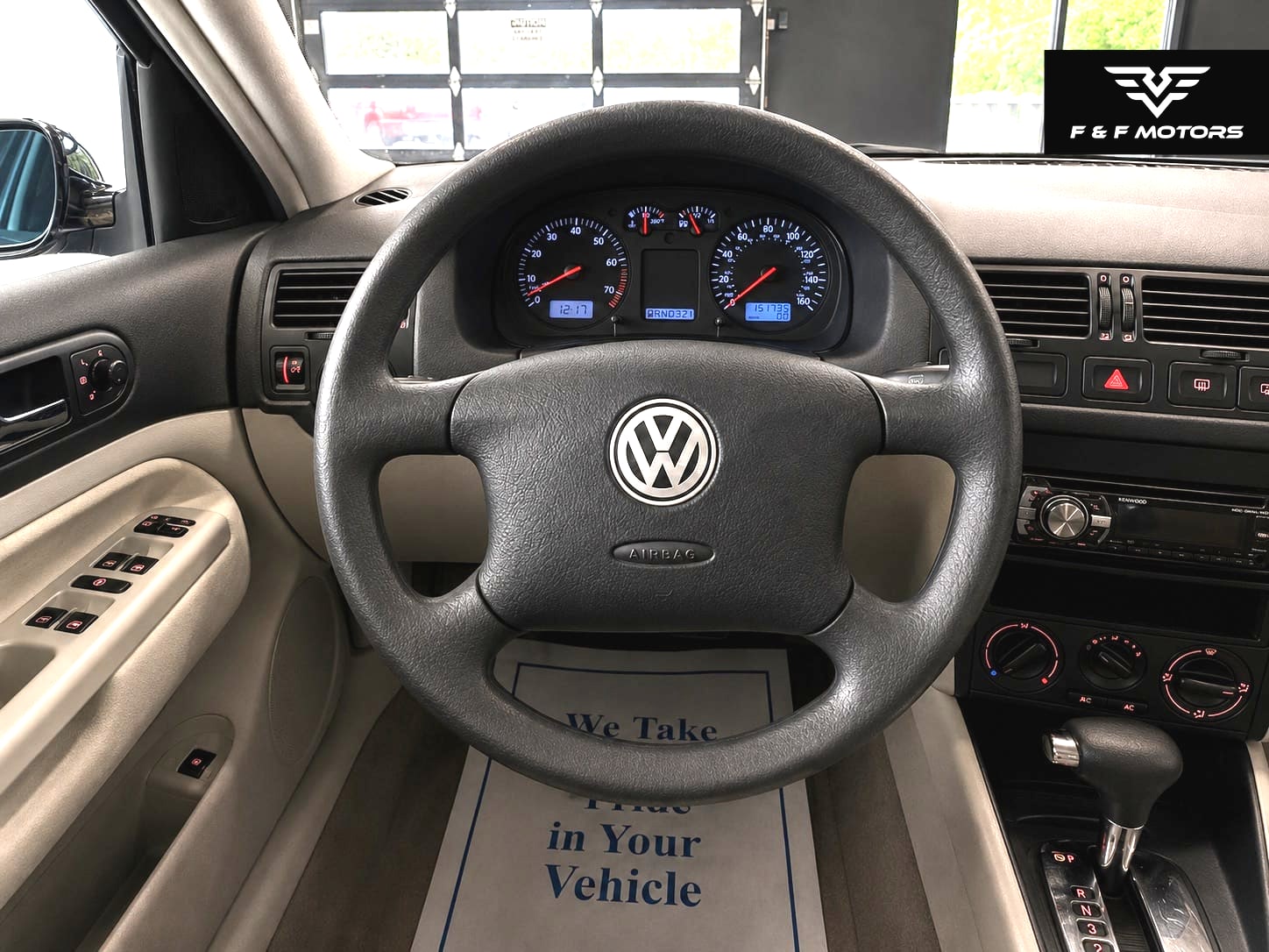 2001 Volkswagen Jetta GLS — Interior