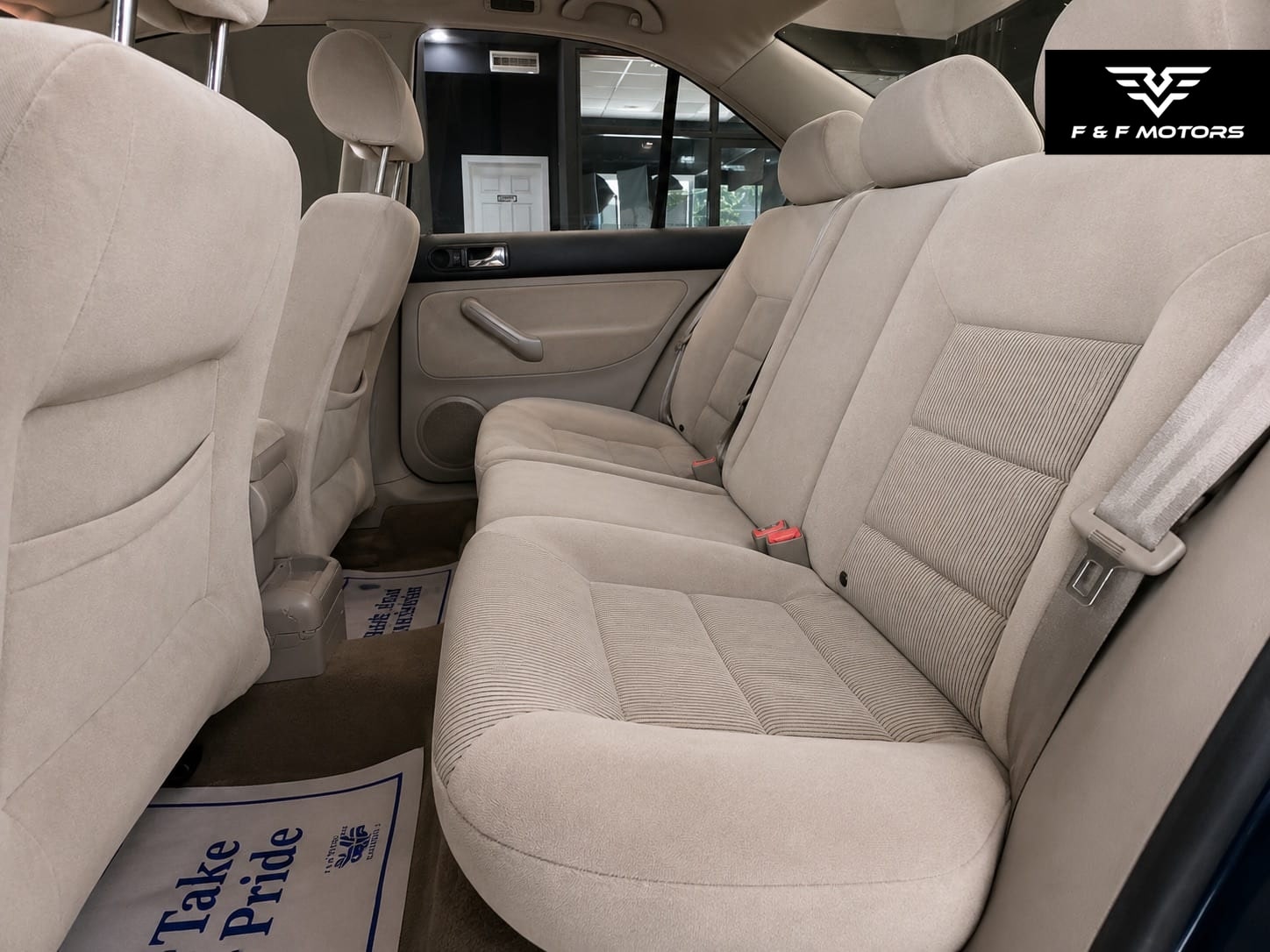 2001 Volkswagen Jetta GLS — Interior