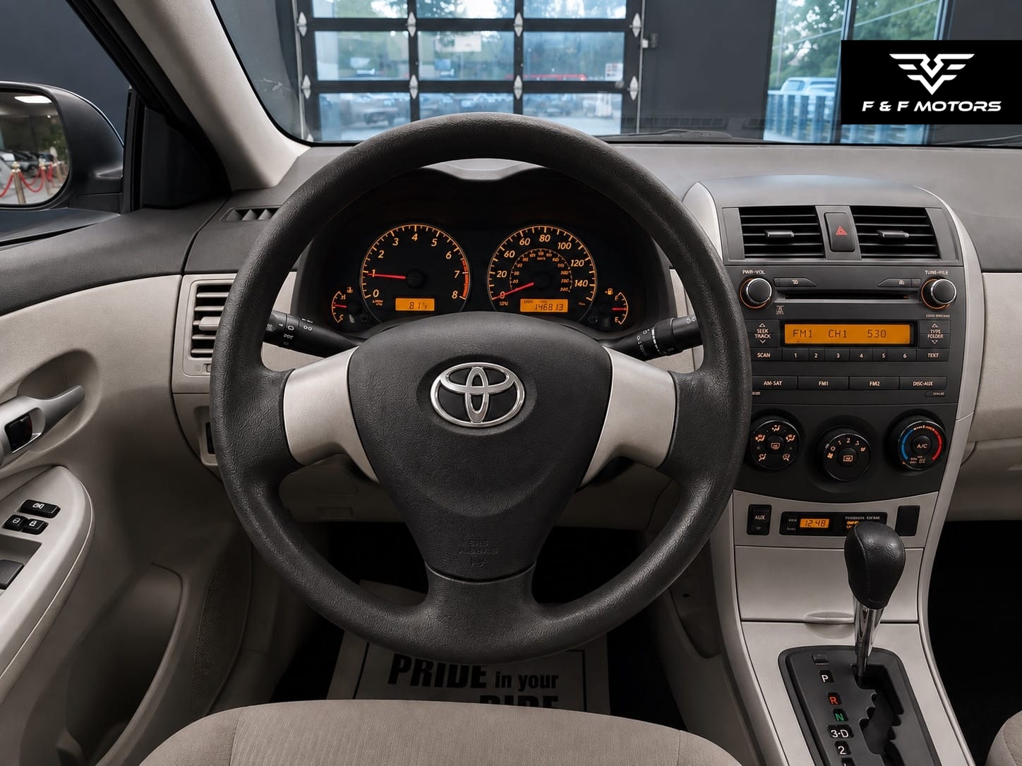2011 Toyota Corolla — Interior