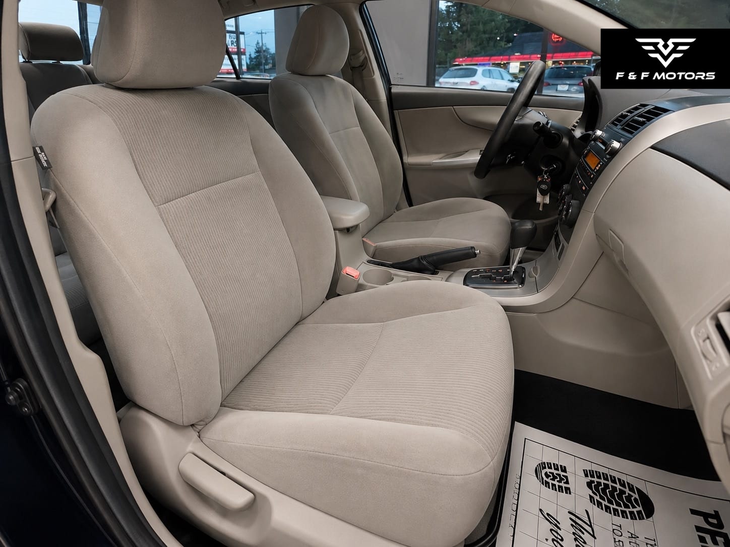 2011 Toyota Corolla — Interior