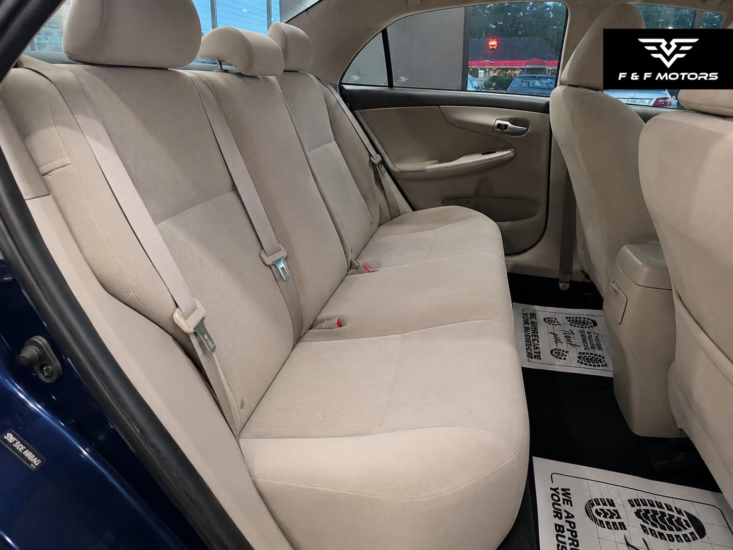 2011 Toyota Corolla — Interior