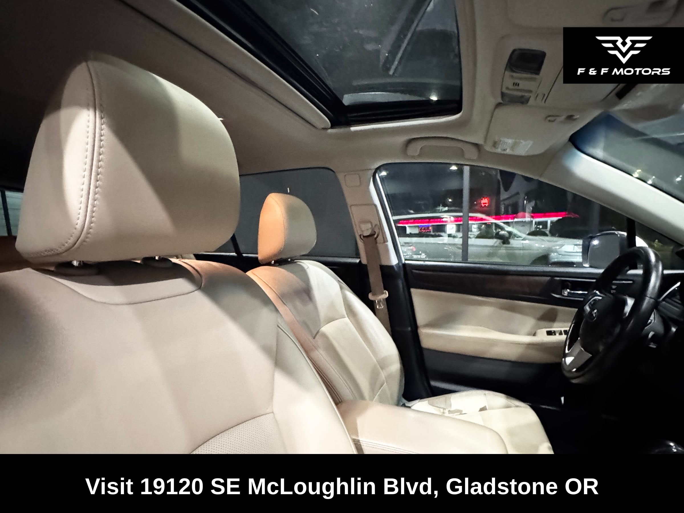2015 Subaru Outback Limited — Interior