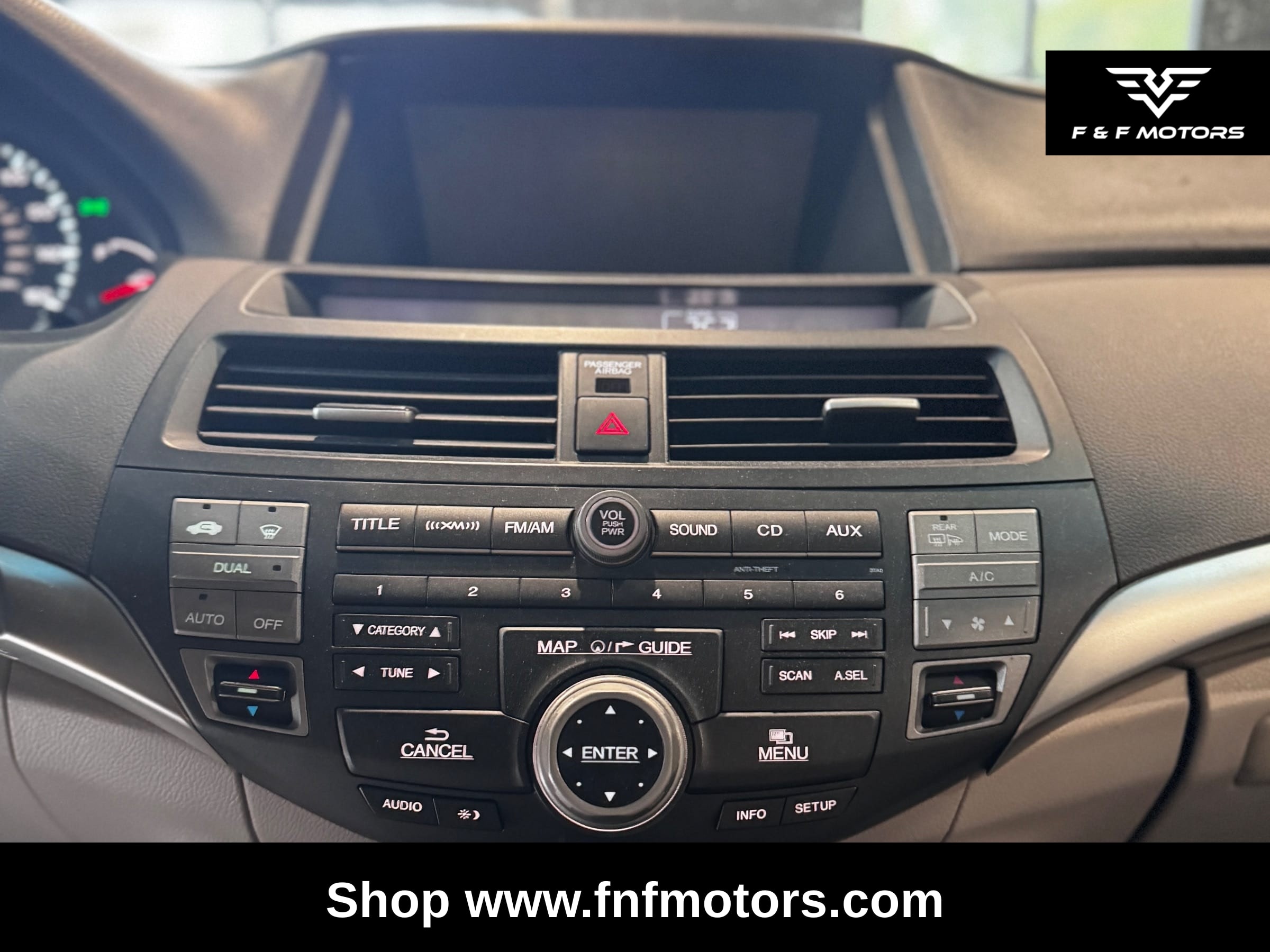 2008 Honda Accord EX-L — Interior