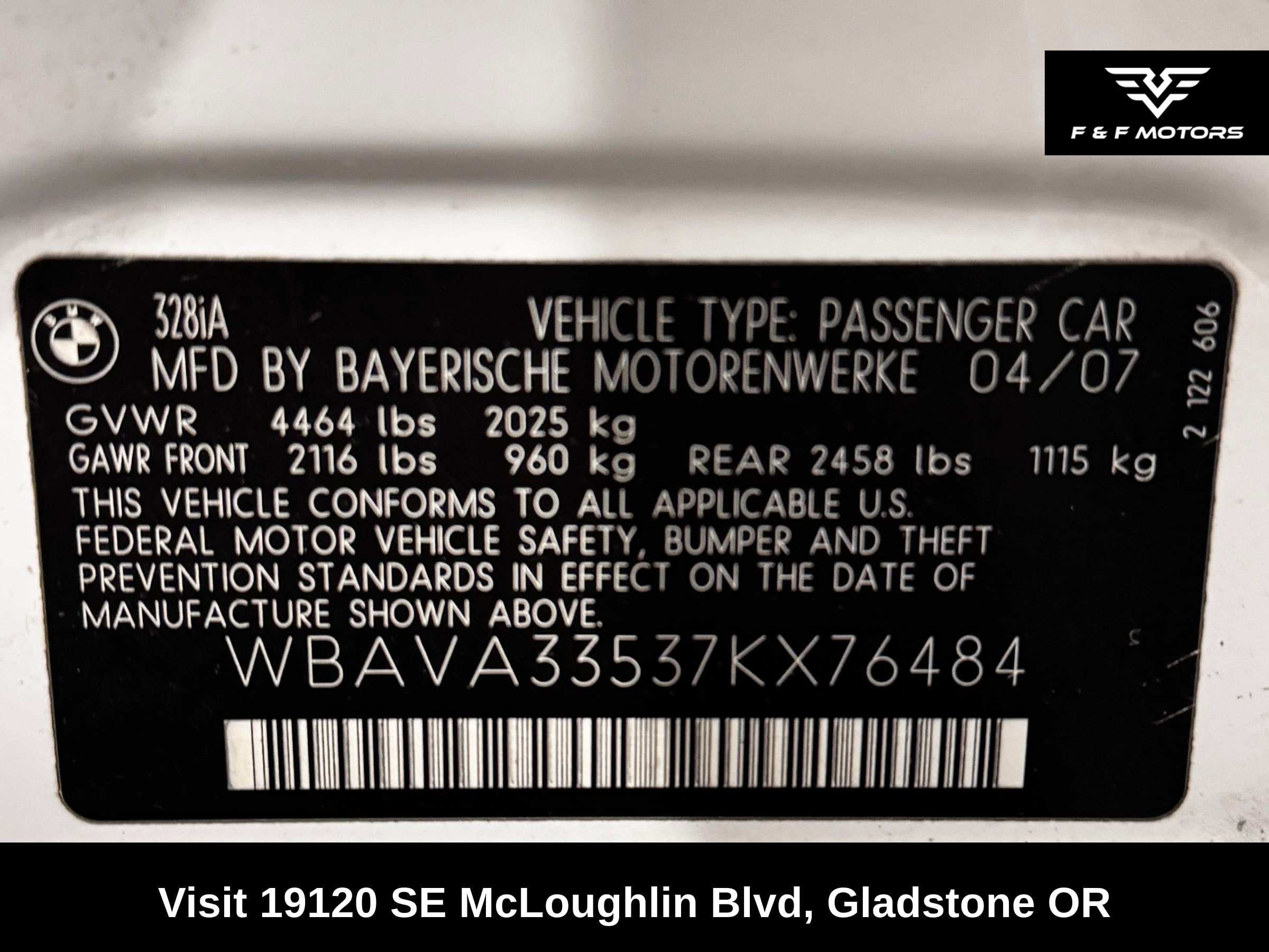 2007 BMW 328i photo 20
