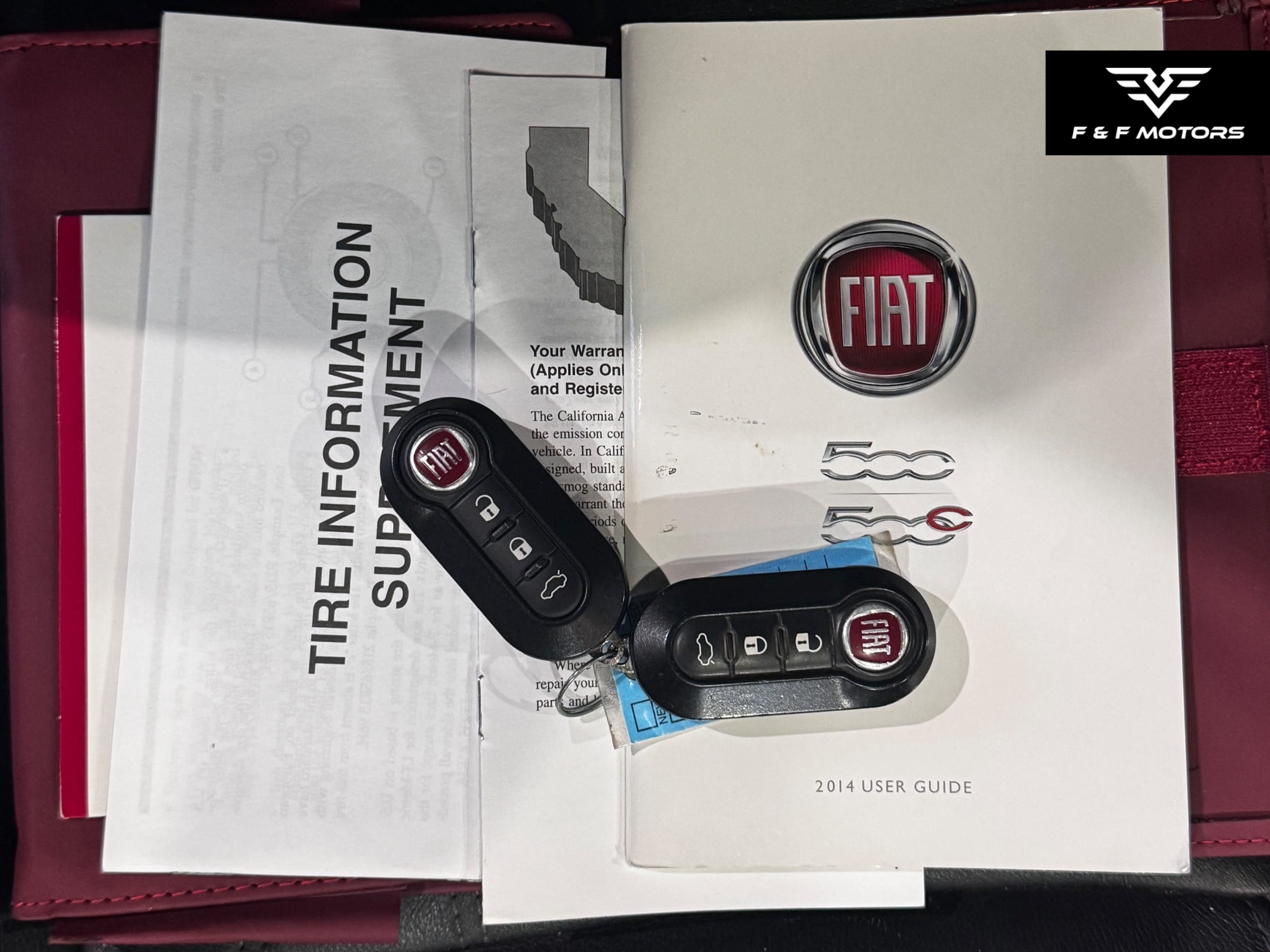 2014 Fiat 500 Sport — Interior