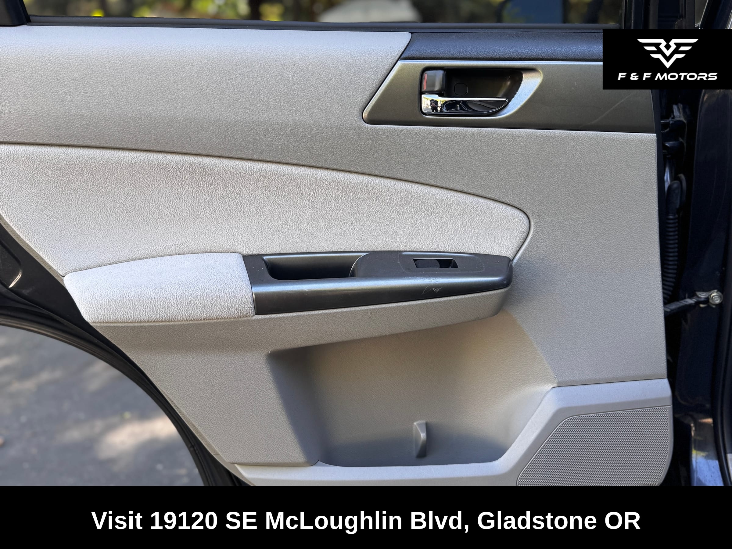 2011 Subaru Forester Ltd Plus — Damage